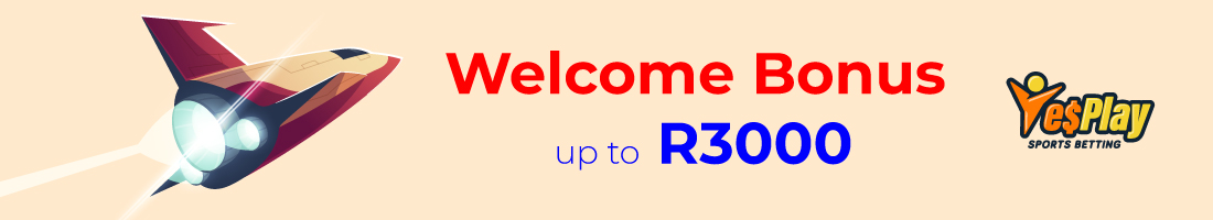 Welcome Bonus up to R3000 in yes play bet