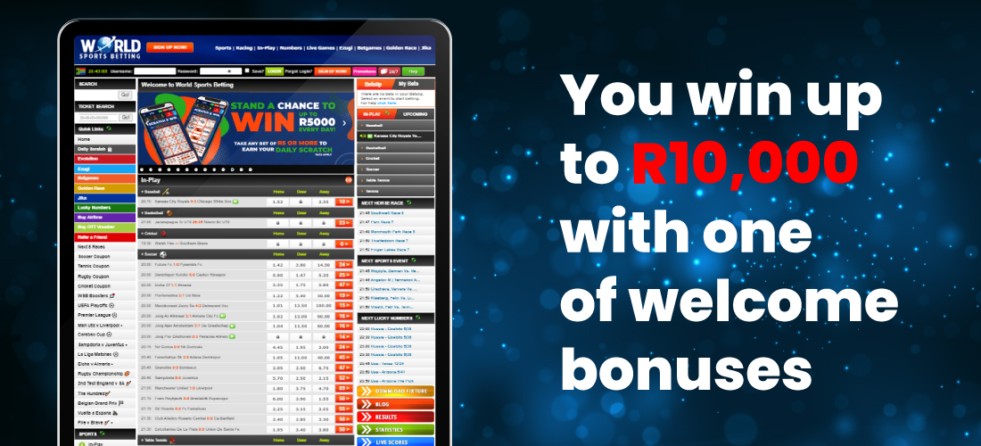 World Sports Betting promotions