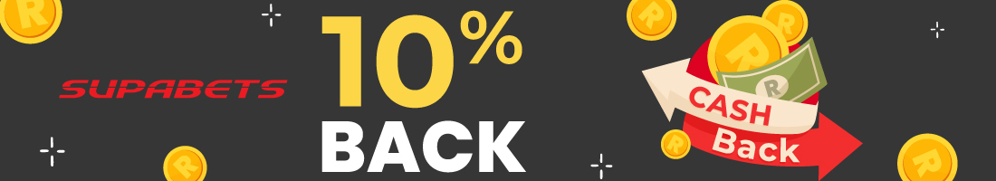 After supabets registration for lotto gaming - you can use 10% cashback