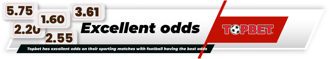 Just register in topbet online and use excellent odds!