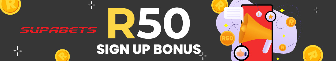 Get R50 bonus after supabet registration process 