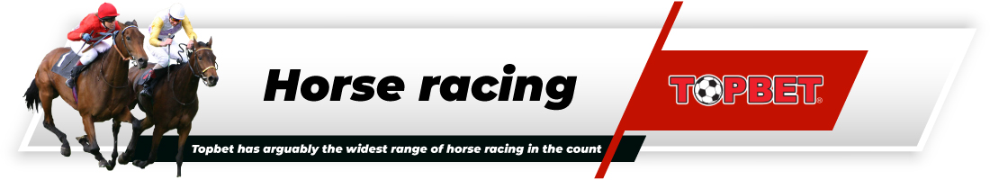 After registration in Topbet - you will see widest range of Horse racing