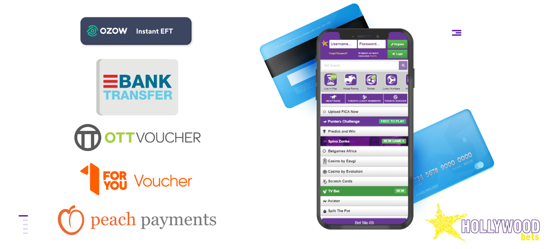 Payments: how to top up hollywoodbets voucher and other methods