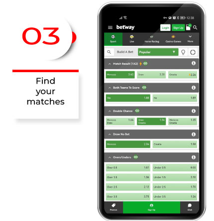 Find your matches and make selections