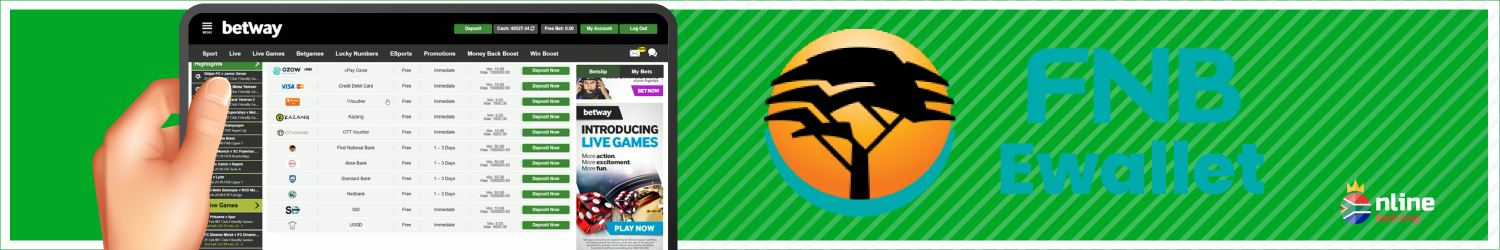 how to buy betway voucher using fnb app and make withdrawing