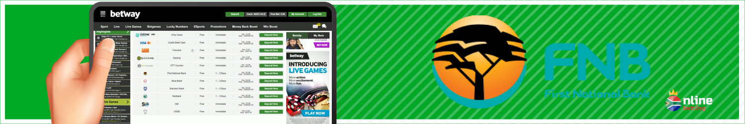 How to buy Betway voucher by using FNB