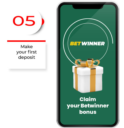 Make your first deposit and claim your Betwinner bonus
