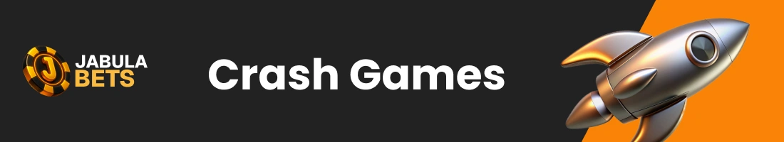 Crash Games section with games for casino platform users